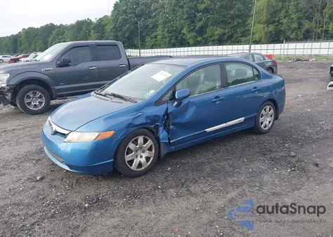 2007 Honda Civic Lx z USA, uszkodzony, nr VIN 1HGFA16577L039999